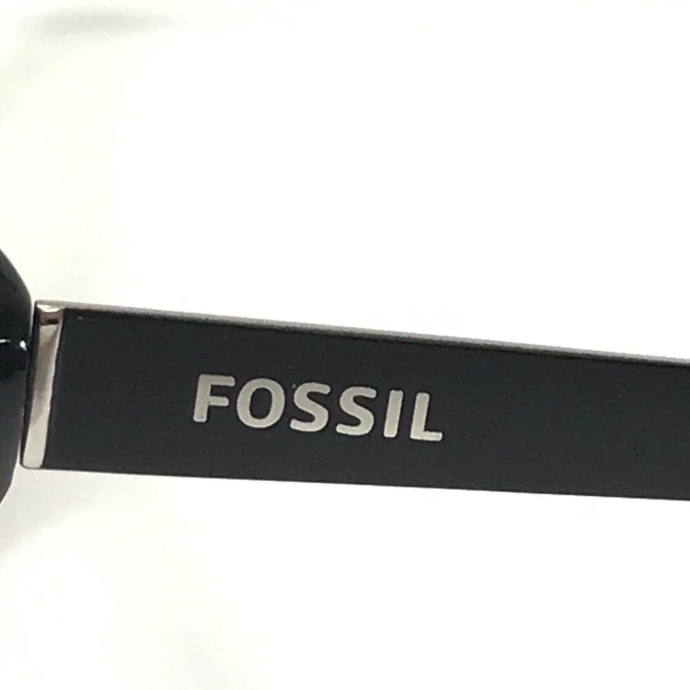 Fossil Eyeglasses Frames FOS6031 263 Black Grey Cat Eye Full Rim 54-14-145